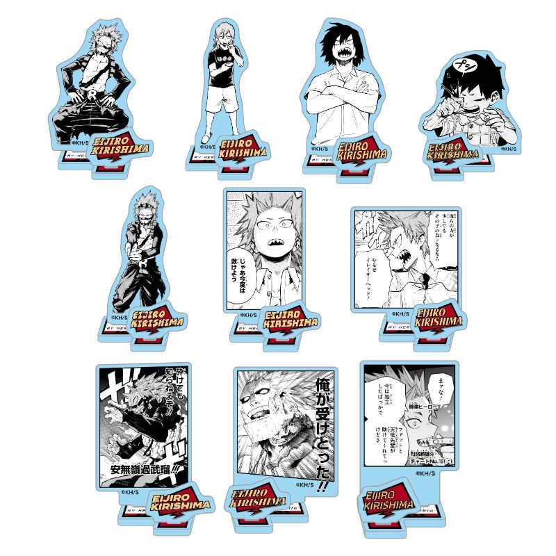 ＪＣＳ限定　『僕のヒーローアカデミア』アクリルフィギュアコレクション“ＨＥＲＯＥＳ”　切島鋭児郎　全種セット　（全１０種入り）　ＢＥ４