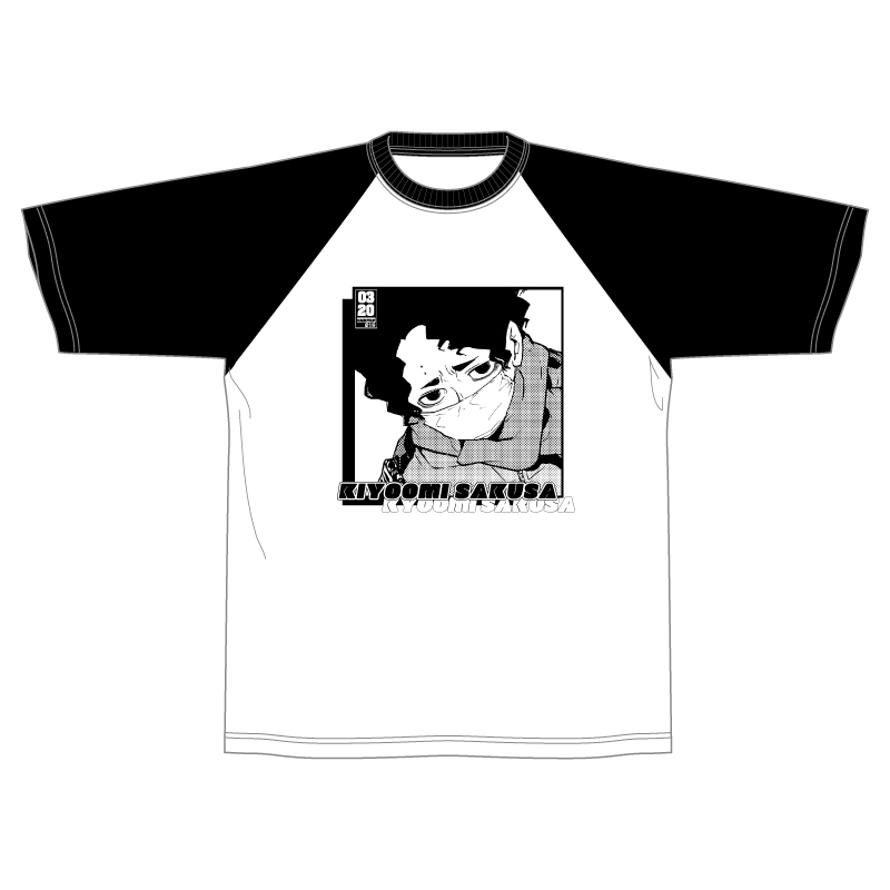 『ハイキュー!!』ラグランTシャツ “HEROES” 佐久早聖臣 BF1