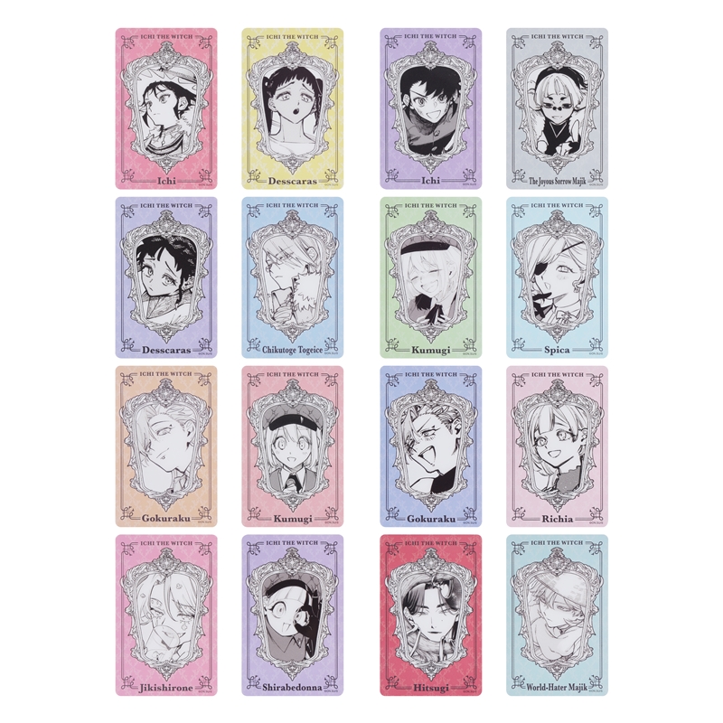 『魔男のイチ』アートクリアカードコレクション２枚入り　第１弾　（全８組／ランダム１組入り）　ＢＦ２