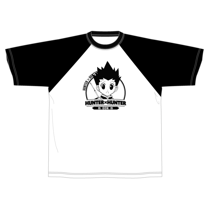 『ＨＵＮＴＥＲ×ＨＵＮＴＥＲ』ラグランＴシャツ　“ＨＥＲＯＥＳ”　ゴン＝フリークス　ＢＦ２