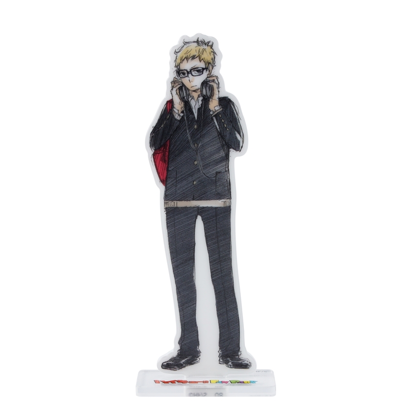 ＪＣＳ限定　『ハイキュー！！』　キャラパネ軍団！！アクリルスタンド　［０８　月島蛍］　＜ハイキュー！！　ＦＡＮ　ＰＡＲＫ　−ｍｅｍｏｒｉａｌ−＞　ＢＦ１